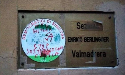 Vandali nella sede del Pd di Valmadrera: disegnata una svastica