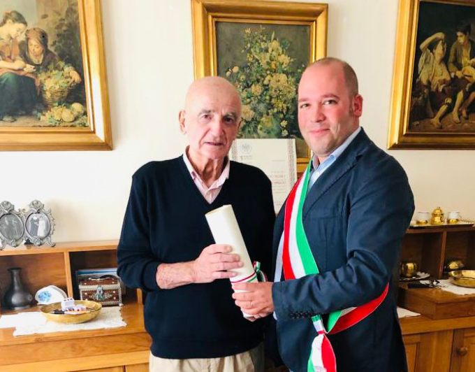 Consegnata la benemerenza a Leonardo Viganò