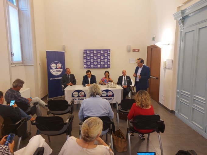 Giusy Versace a Lecco per la presentazione dei candidati di Italia Viva e Azione