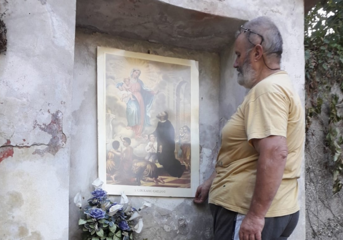 Dopo le scritte blasfeme e le bestemmie San Gerolamo… è tornato a casa