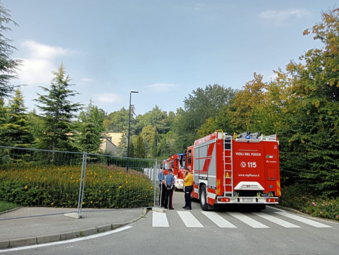 A Merate principio di incendio in una delle villette di Berlusconi