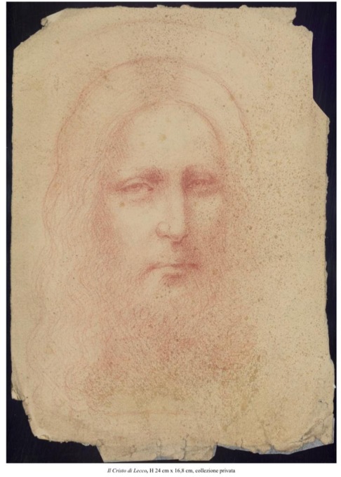 L’opera grafica “Cristo di Lecco” è di Leonardo Da Vinci