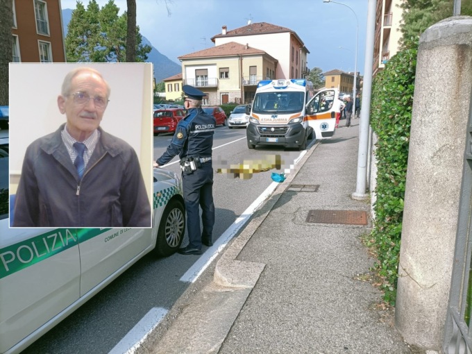 E’ Giuseppe Figini di Calolzio il ciclista morto a Maggianico