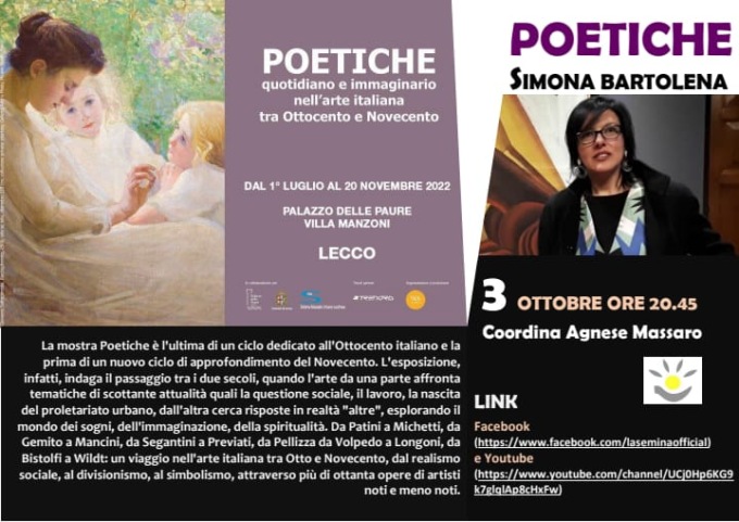 Poetiche del quotidiano tra 800 e 900: stasera appuntamento con Simona Bartolena