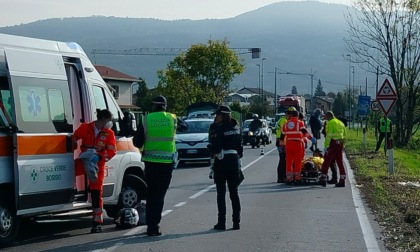 Moto contro furgone: 24enne in gravi condizioni trasportato in ospedale in elicottero