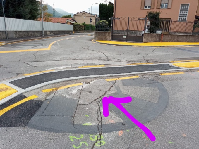 Nuovo incrocio di via Santa Maria: è subito polemica