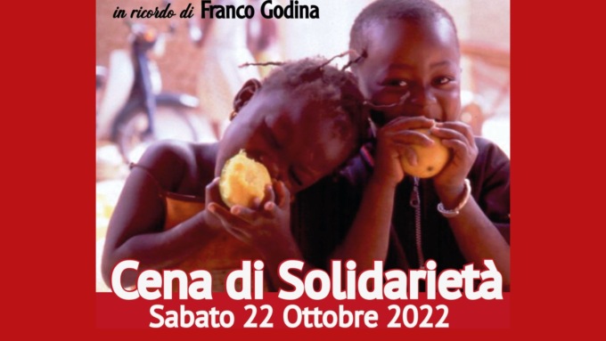 Un cena di solidarietà in ricordo dell’ex sindaco Francesco Godina