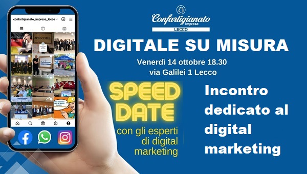 Con Confartigianato Lecco una serata gratuita con esperti di digital marketing