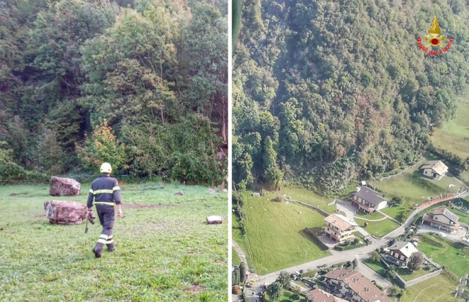 Frana a Ballabio: salgono a 19 gli sfollati. Nove famiglie fuori casa