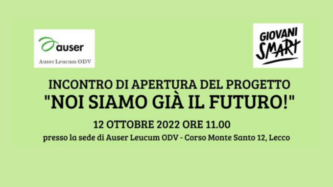 Noi siamo già il futuro: mercoledì 12 ottobre l’incontro di apertura con Netweek