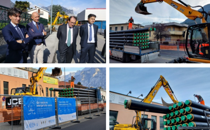 Teleriscaldamento: partiti i lavori a Valmadrera. Tra un mese cantieri a Lecco