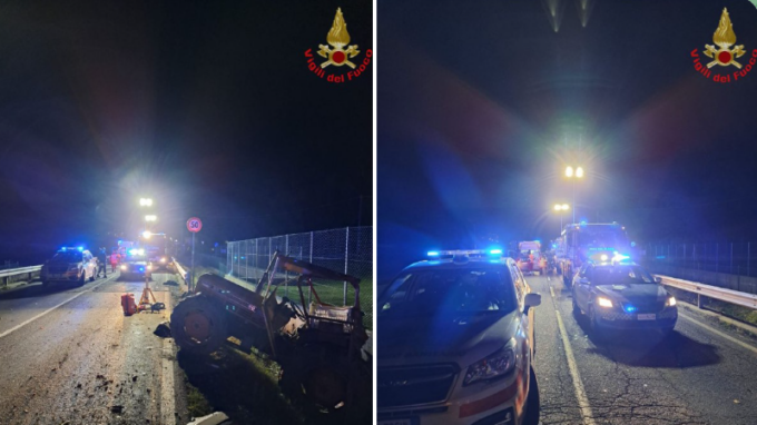 Schianto tra due auto e un trattore a Balisio: feriti incastrati nelle lamiere. 50enne in codice rosso