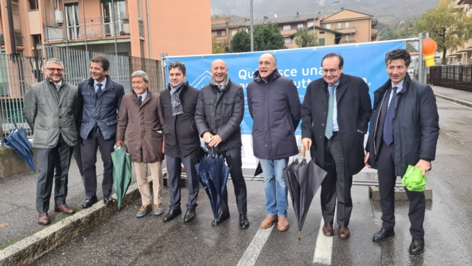 Teleriscaldamento, iniziati gli scavi. Gattinoni: “Giorno storico per la città”