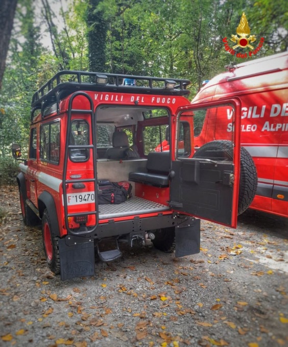 64enne schiacciato dal tronco della pianta che stava tagliando
