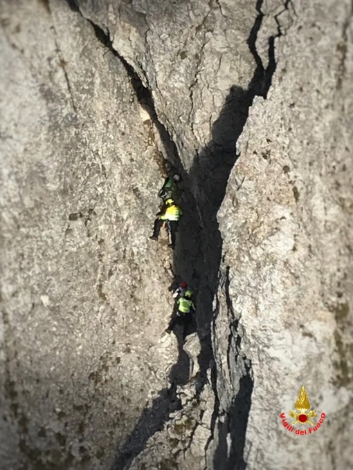 intervento dei Vigili del fuoco Canale Porta
