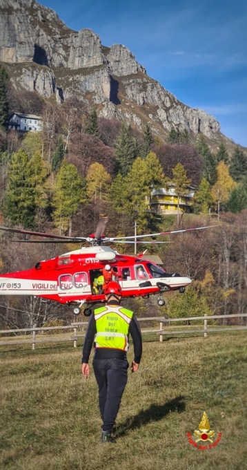 intervento dei Vigili del fuoco Canale Porta