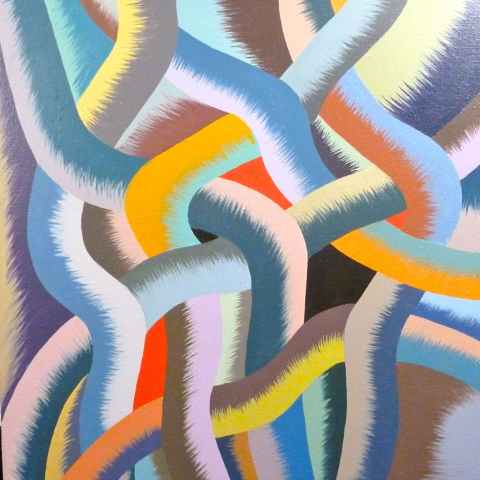 Gli acrilici di Antonella Goatin in mostra a Palazzo del Commercio