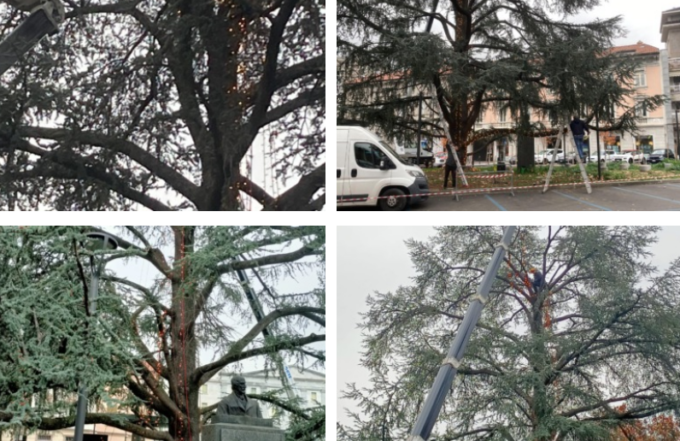 Lecco Magico Natale, domani si inaugura il villaggio e intanto si monta l’albero