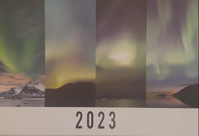 La Norvegia e l’aurora boreale nei calendari del dottor Brivio