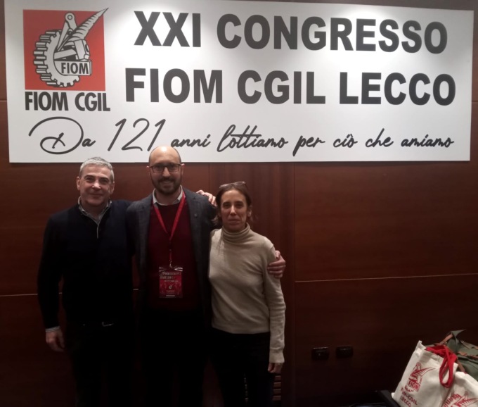 FIOM CGIL Lecco: Maurizio Oreggia rieletto Segretario Generale