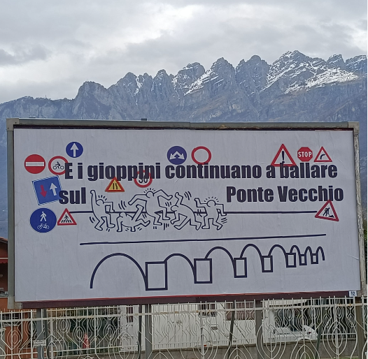 “I gioppini continuano a ballare sul Ponte Vecchio” nuovo manifesto a Pescate