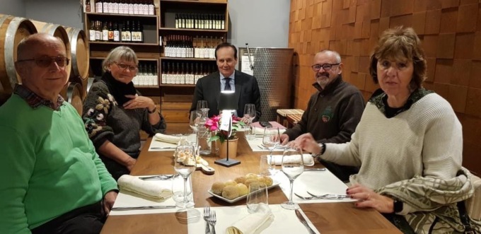 Ursula Schramm e il marito Udo ospiti a Valmadrera