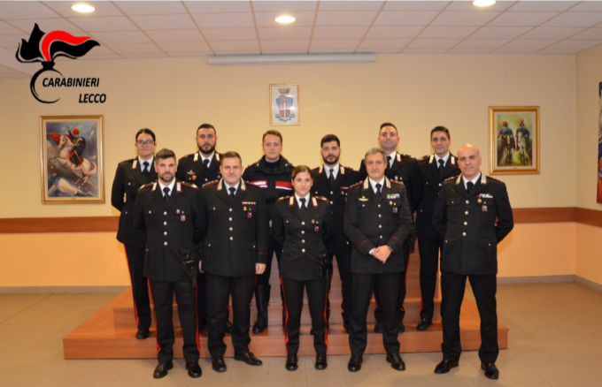 Nove vicebrigadieri nel Comando provinciale dei carabinieri di Lecco