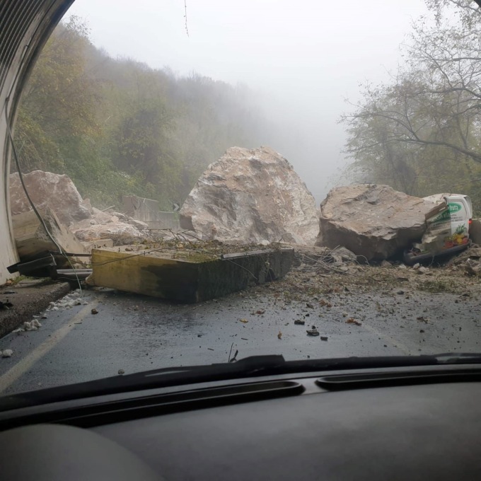 Frana sulla Lecco-Ballabio: attivato protocollo di emergenza
