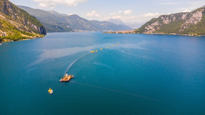 11 chilometri di tubi sotto il lago: ecco il maxi  collettore fognario da Oliveto Lario a Valmadrera