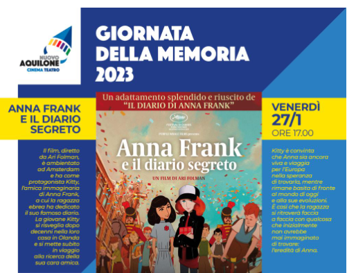 Lecco celebra il Giorno della Memoria con un film dedicato ad Anna Frank