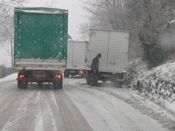 Neve: disagi sulla nuova Lecco Ballabio