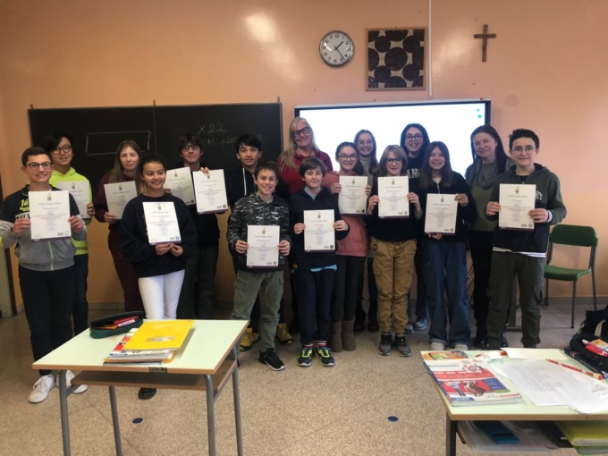 La Kolbe parla inglese: consegnati i certificati del Trinity College London