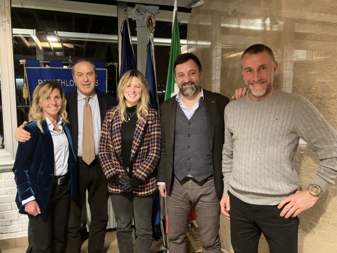 Roberto Crippa e Alizé Piana gli ospiti all’assemblea del Panathlon Club Lecco