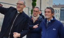 Attilio Fontana a Lecco, l'incontro con monsignor Davide Milani