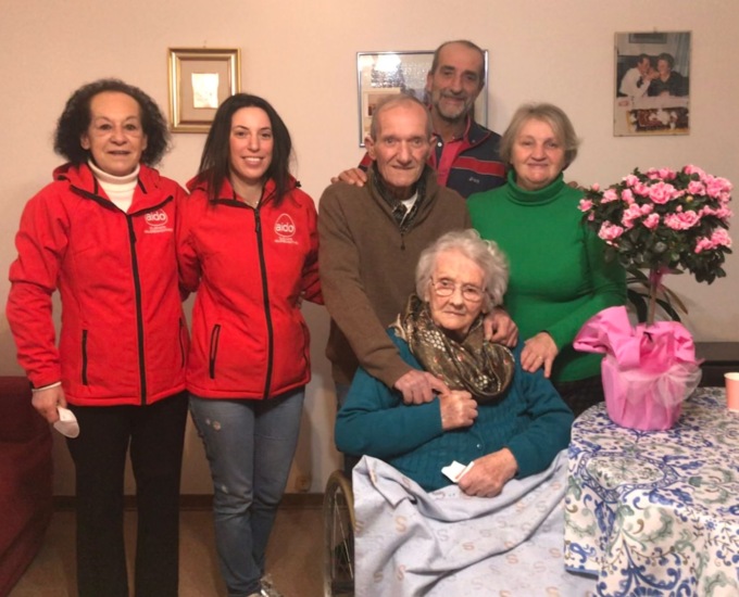 103 candeline  per nonna Nenna, fondatrice dell’Aido