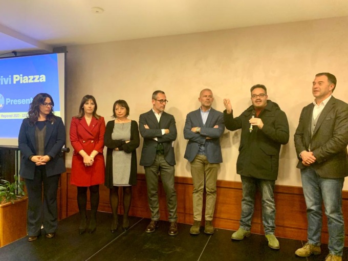 In 300 al lancio della campagna di Mauro Piazza candidato alle elezioni regionali