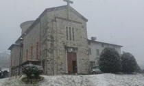 E' tornata la neve nel Lecchese: nevica dalla Valle alla Brianza