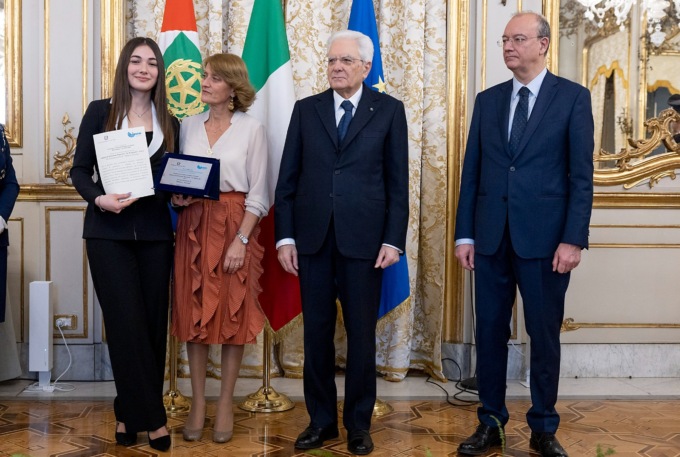 Studenti lecchesi premiati dal Presidente Mattarella