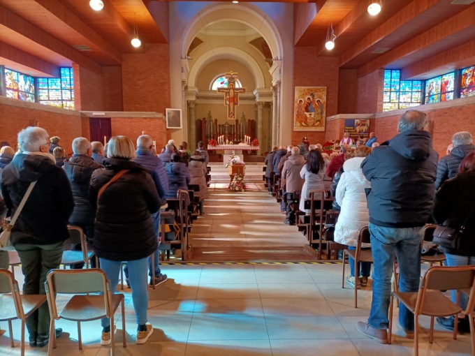 Il funerale di Antonietta Vacchelli, uccisa dal marito