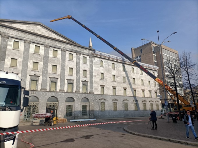 Amianto ex Deutsche Bank: iniziati i lavori di rimozione