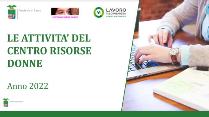 Centro risorse donne: 555 accessi nel 2022