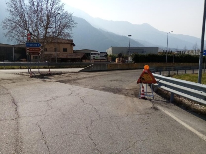 Sp 72: iniziati gli interventi di asfaltatura a Colico