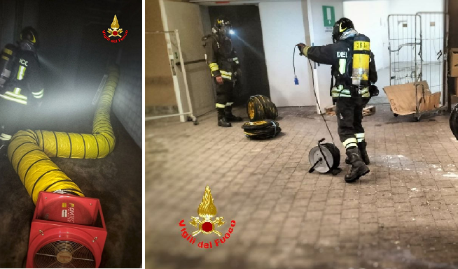 Incendio alla Meridiana: notte fuori casa per 30 lecchesi. Oggi le verifiche