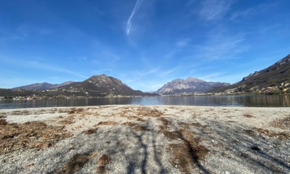 È primavera dopo un  inverno con poca neve:  il lago di Como è al 22% di riempimento