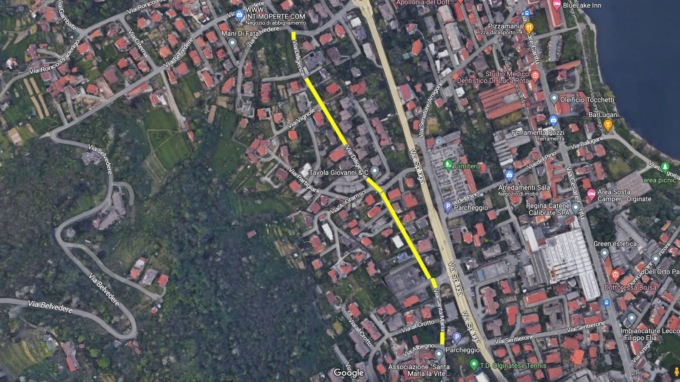 Chiuso fino a fine giugno un tratto di via Diligenza