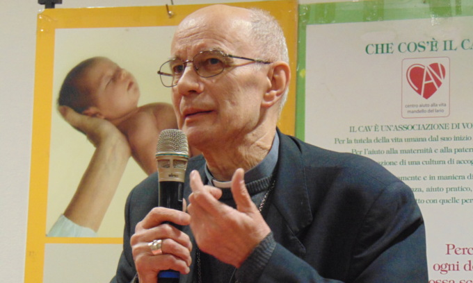 In basilica Messa per monsignor Stucchi presieduta  dall’Arcivescovo emerito Scola