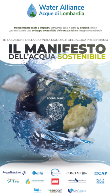 Giornata Mondiale dell’acqua: Lario Reti in campo con il manifesto dell’acqua sostenibile