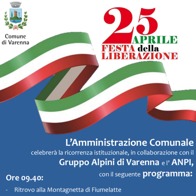 Varenna si prepara al 25 aprile