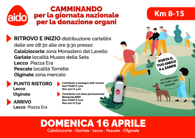 Camminata dell’Aido: sport, amicizia, solidarietà