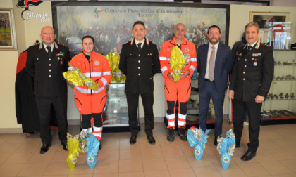 Uova solidali della Croce Verde al Comando provinciale dei Carabinieri